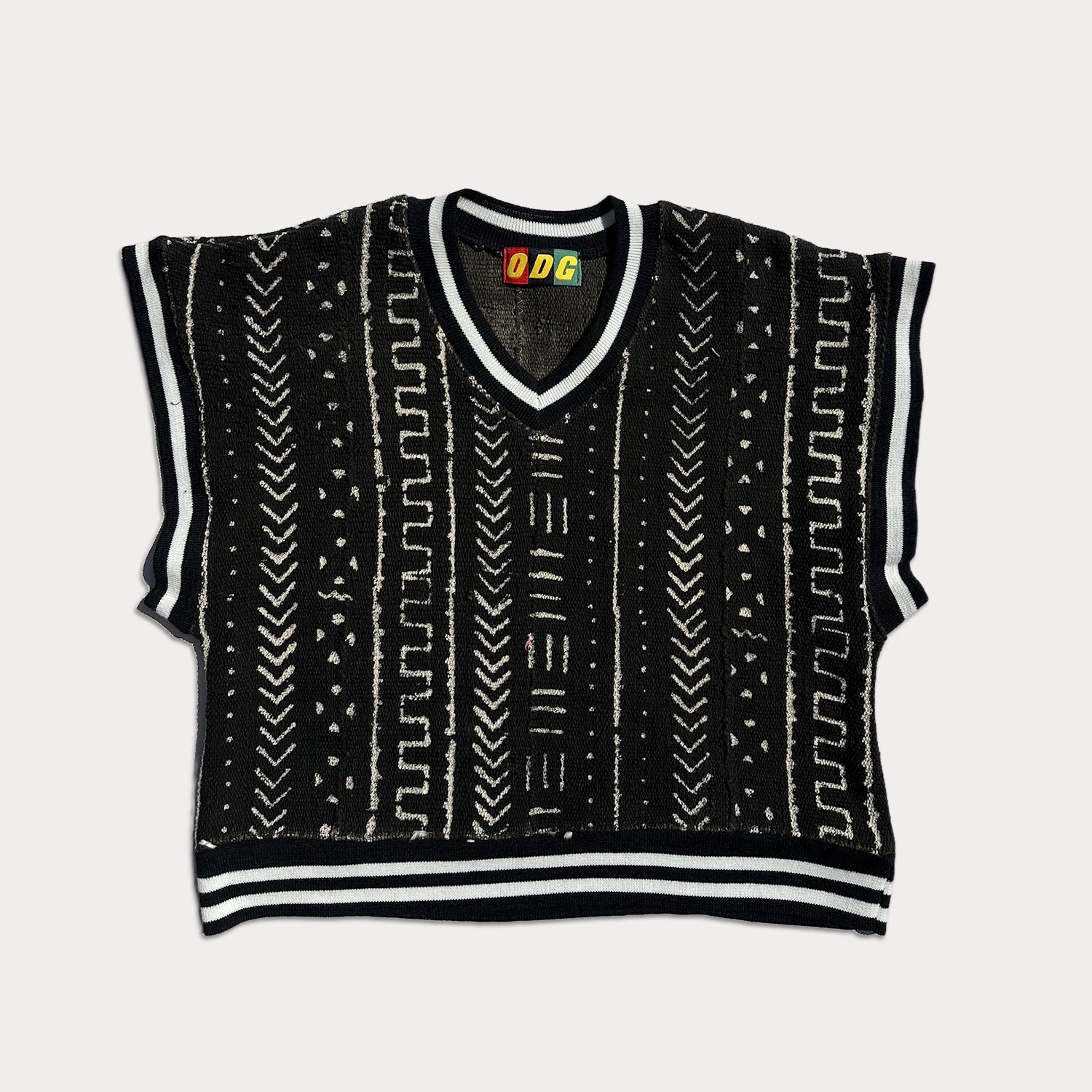 Ebony Cropped Heritage Vest (S)