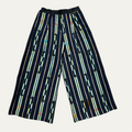 INDIGO WIDE-LEG PANTS (L)