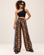 AKWETE WIDE-LEG PANTS (L)