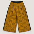 MUD CLOTH WIDE LEG PANTS (XL)