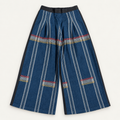 INDIGO WIDE LEG PANTS (M)