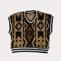 Brown Sugar Cropped Heritage Vest (S)