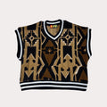 Brown Sugar Cropped Heritage Vest (M)