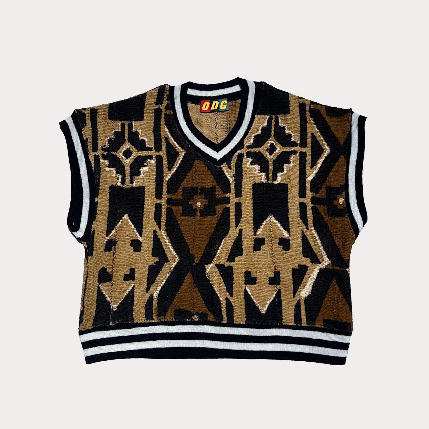 Brown Sugar Cropped Heritage Vest (M)