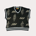 Black Ivory Cropped Heritage Vest (S)