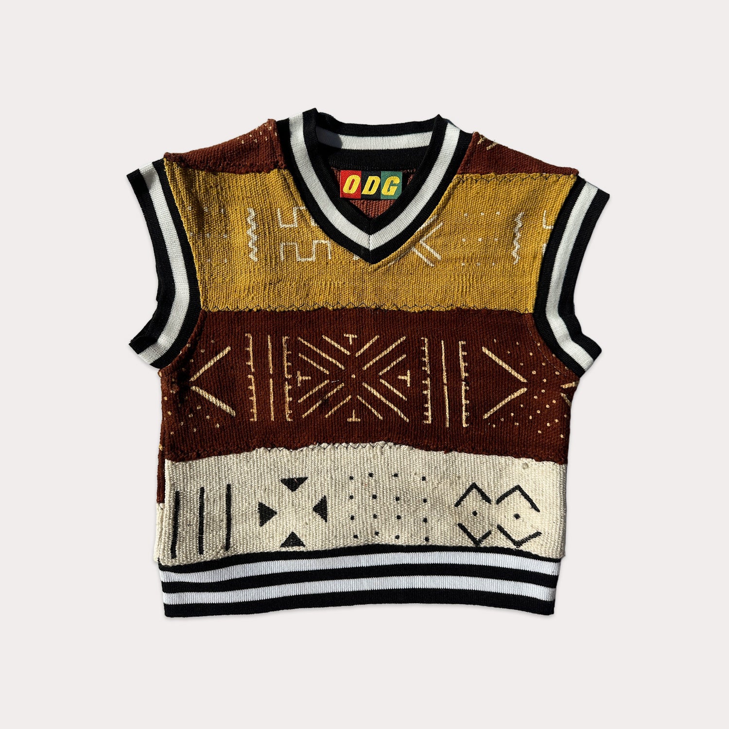 Kids Cafe Mud Cloth Vest