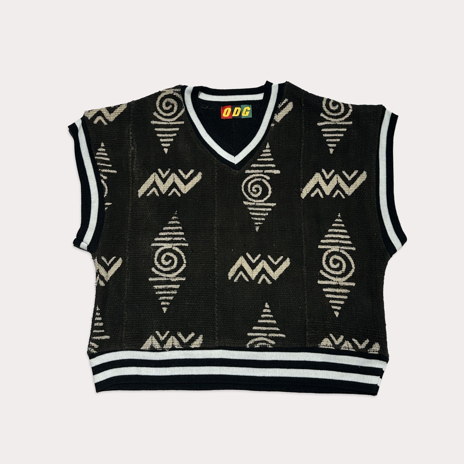 Black Ivory Cropped Heritage Vest (M)