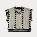 Ivory Cropped Heritage Vest (M)