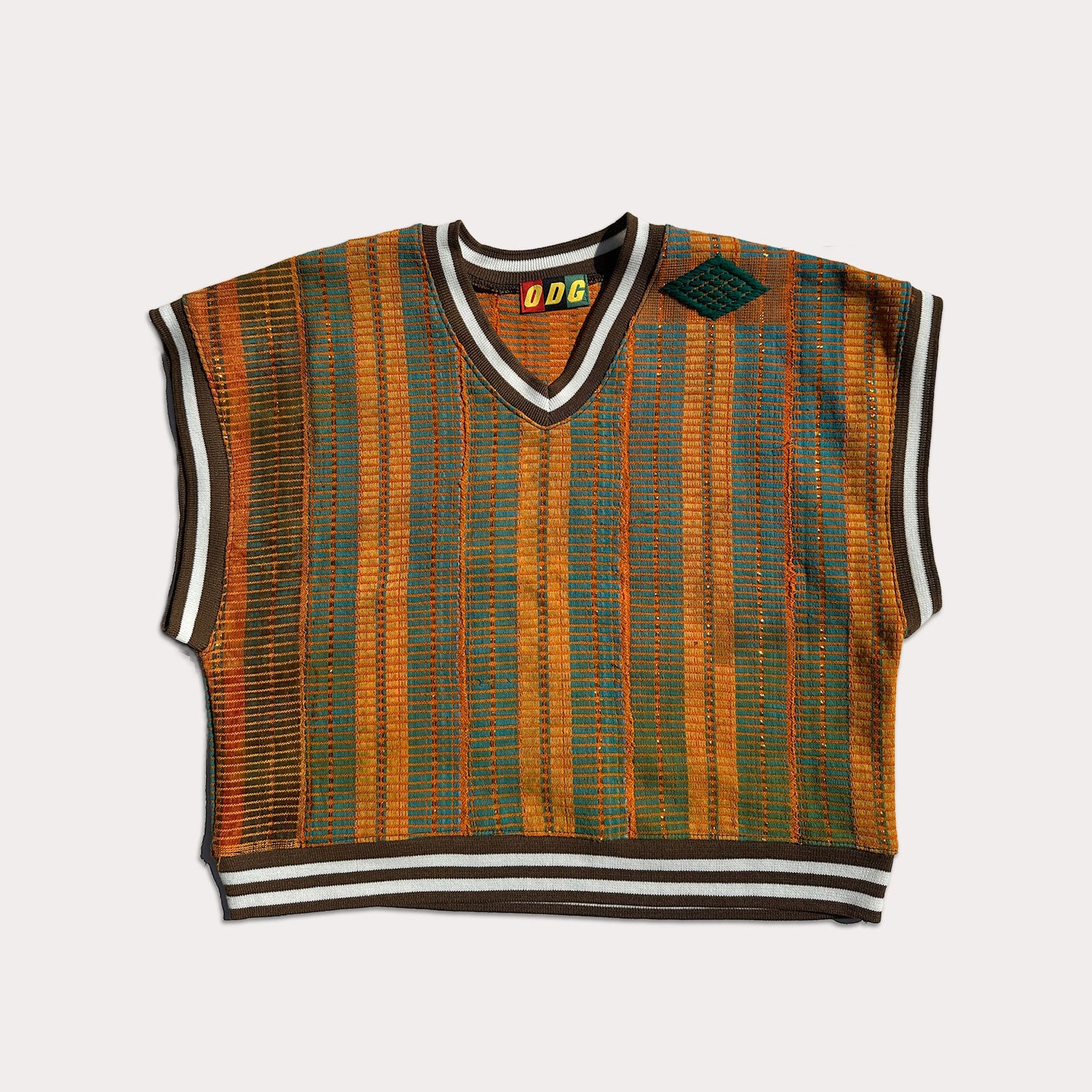 Golden Citrus Cropped Heritage Vest (XL)