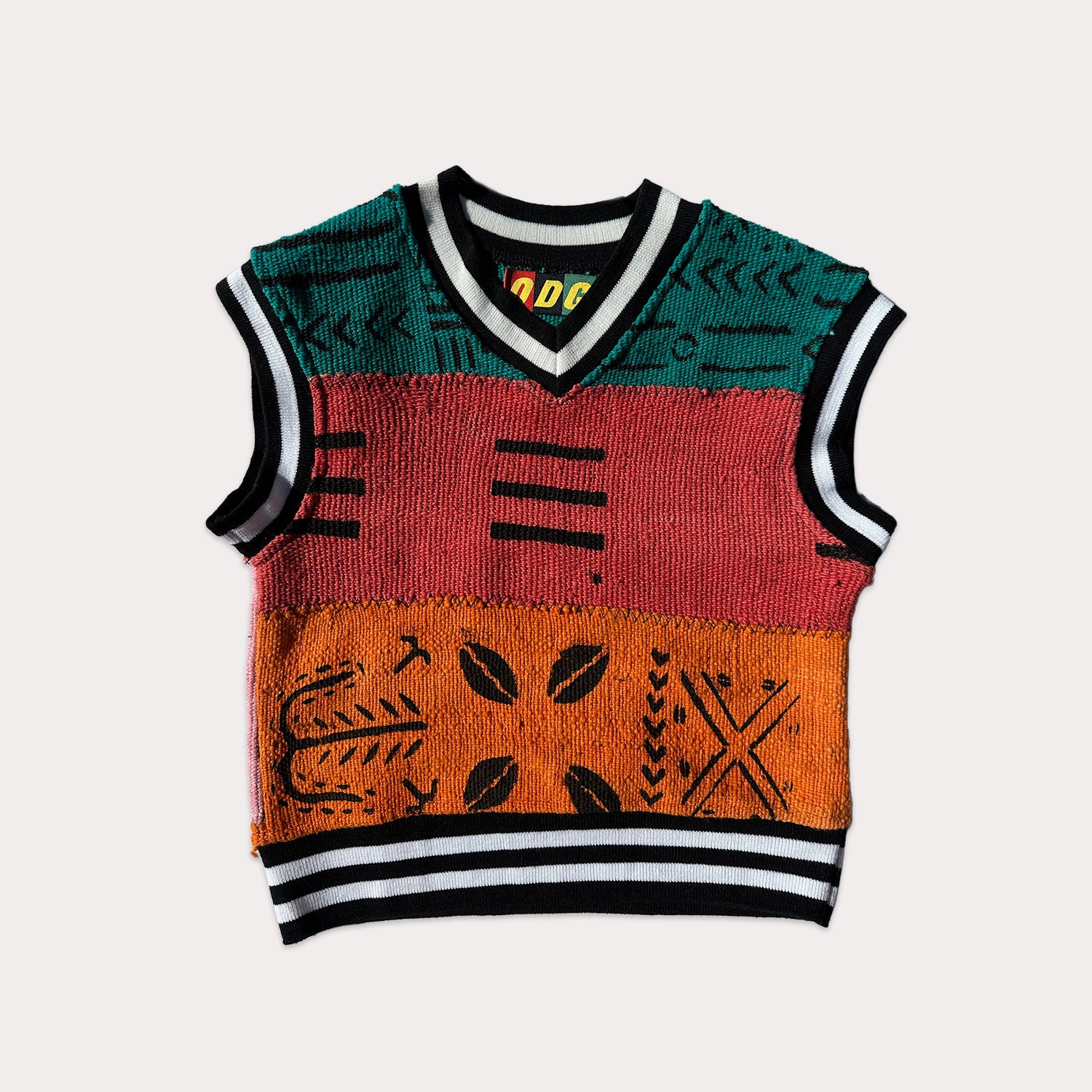Kids Sunburst Mud Cloth Vest